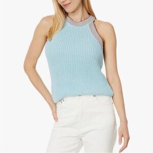 NWT Madewell Light Blue Knit Tank Top